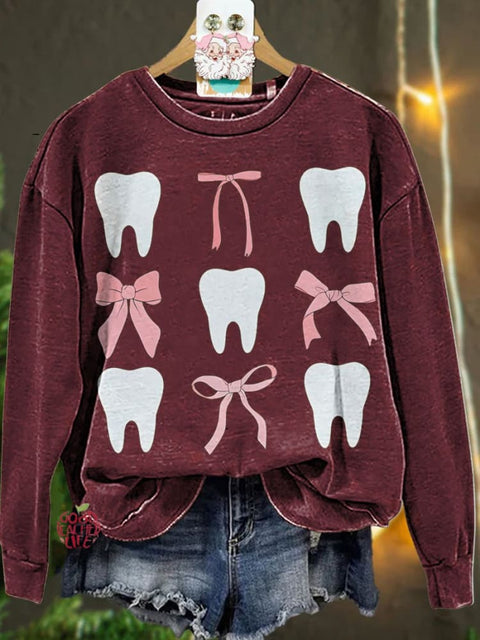 Christmas Dental Future Dentist Gift for Dental Casual  Sweatshirt