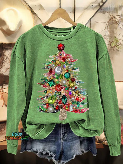 Christmas Tree Casual Sweatshirt