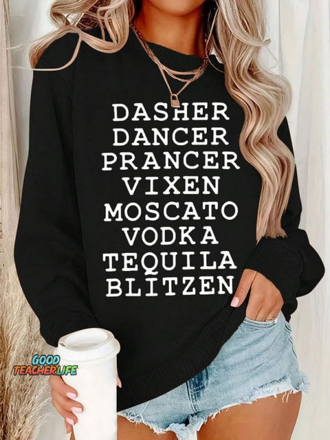 Christmas Tree Art Print Casual Sweatshirt