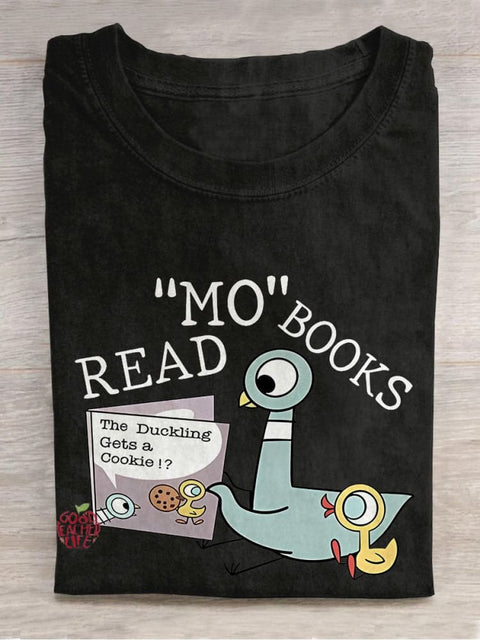 Read More Books Teacher Casual Print T-shirt