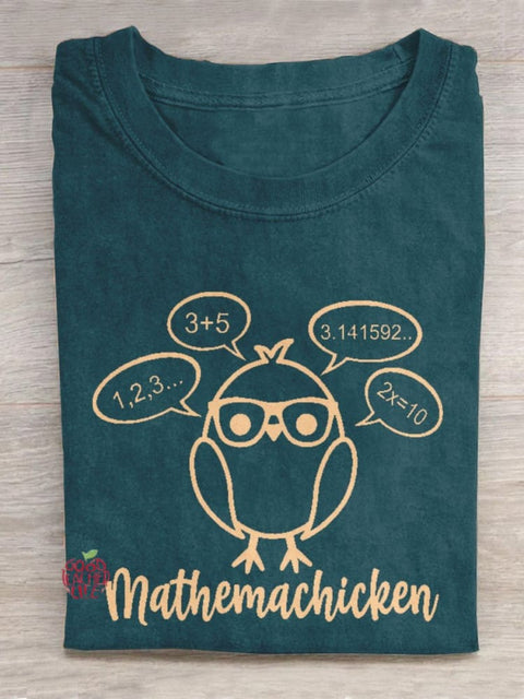 Math Teacher Creative Design T-shirt