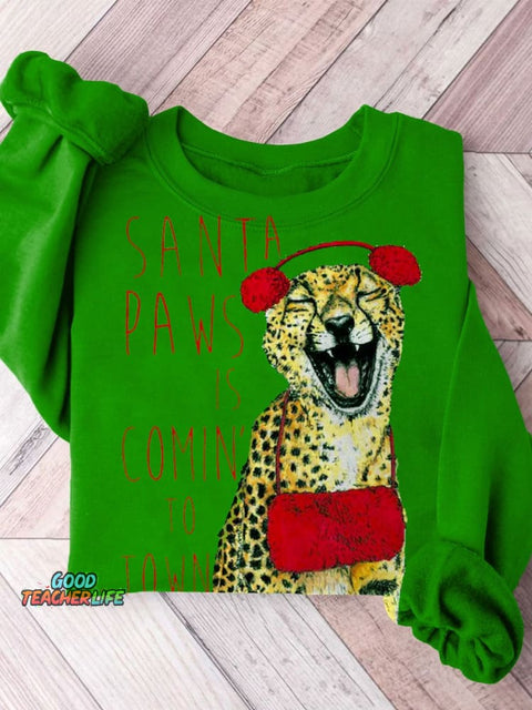 Funny Christmas Art Print Casual  Sweatshirt