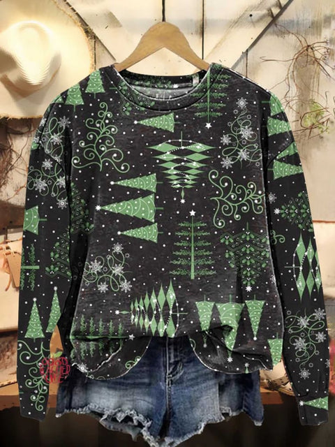 Christmas Tree Casual Sweatshirt