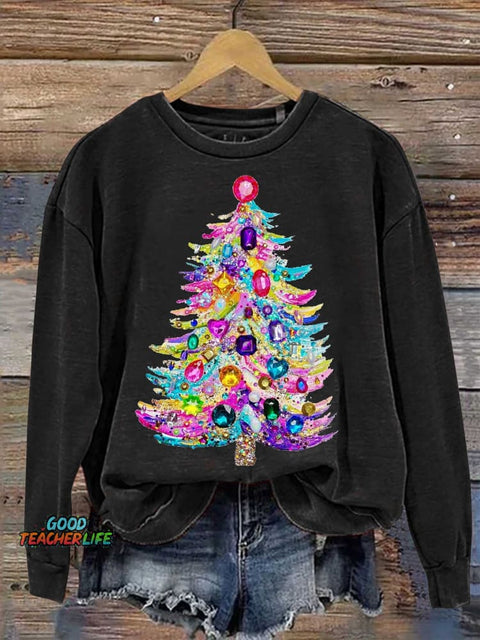 Christmas Tree Casual Sweatshirt