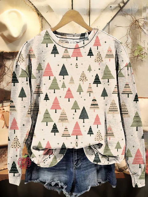 Christmas Tree Casual Sweatshirt