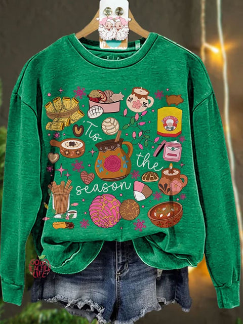 Tis The Season Spanish Teacher Casual Sweatshirt