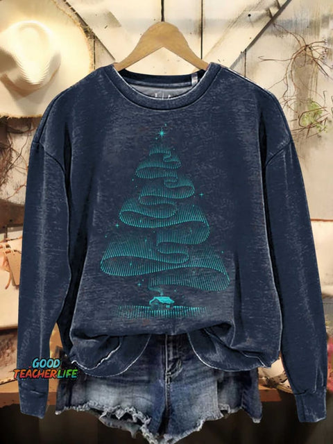 Christmas Tree Casual Sweatshirt