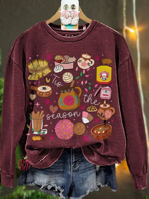 Tis The Season Spanish Teacher Casual Sweatshirt