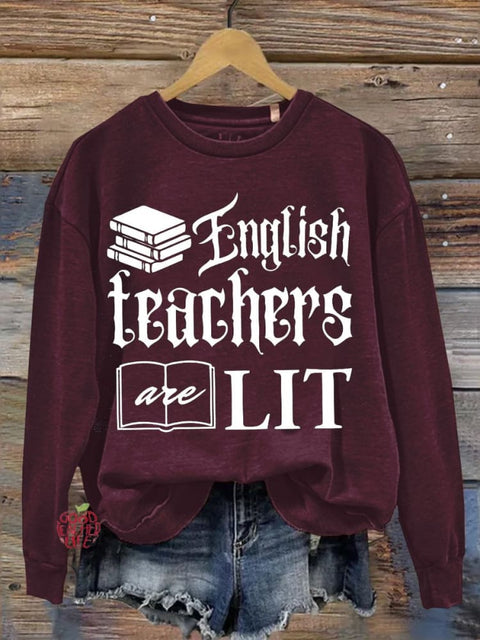 English Teacher Casual Sweatshirt