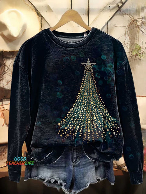 Christmas Tree Casual Sweatshirt