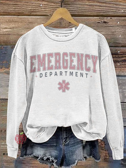 Emergency Nurse Casual  Sweatshirt