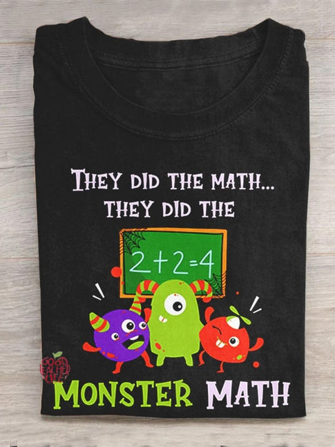 Monster Math Casual T-Shirt