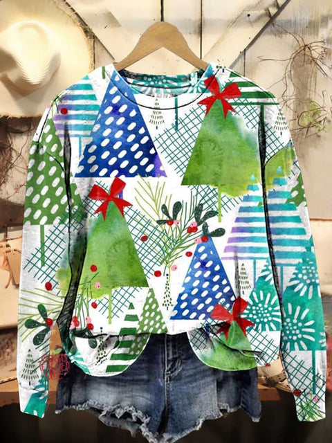 Christmas Tree Casual Sweatshirt