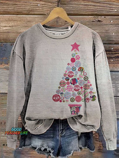 Christmas Tree Casual Sweatshirt