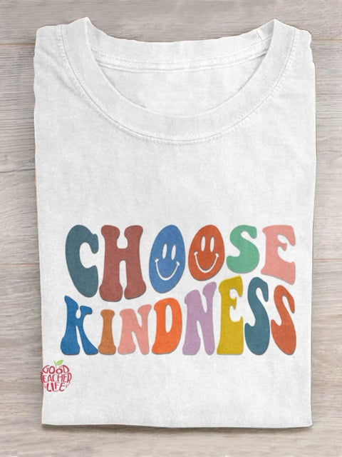 Choose Kindness Art Print Design T-shirt