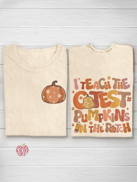 I Teach The Pumpkins Creative Design Teacher T-shirt