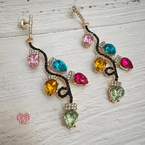 Christmas Light Earrings