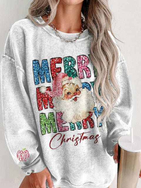 Women's Merry Christmas Casual Print Shirt