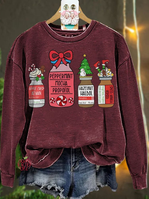 Christmas Nurse Casual  Sweatshirt