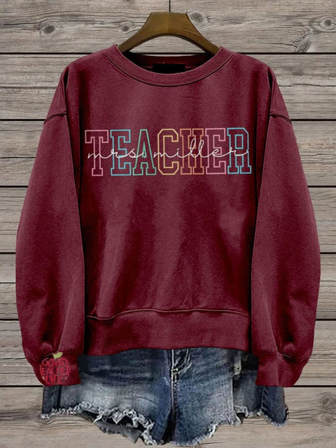 Teacher Team Gift Casual  Sweatshirt