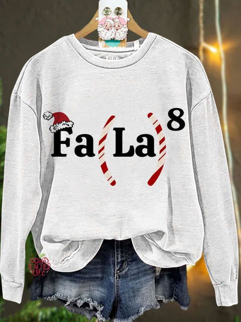 Christmas Math Teacher Math Fa La La Casual Sweatshirt