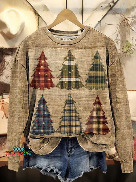 Christmas Tree Casual Sweatshirt