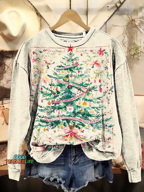 Christmas Tree Casual Sweatshirt