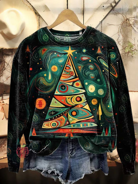 Christmas Tree Casual Sweatshirt