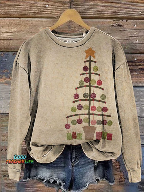 Christmas Tree 2025 Casual Sweatshirt