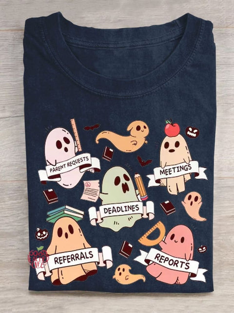 School Teacher Halloween T-shirt