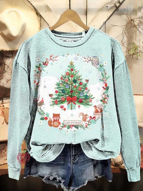 Christmas Tree Casual Sweatshirt