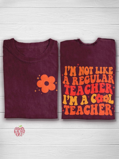 I'm A Cool Teacher Creative Design Teacher T-shirt