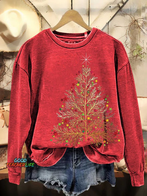 Christmas Tree Casual Sweatshirt