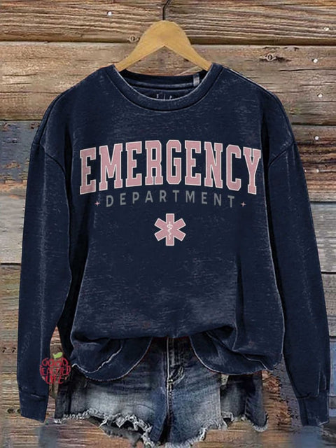 Emergency Nurse Casual  Sweatshirt