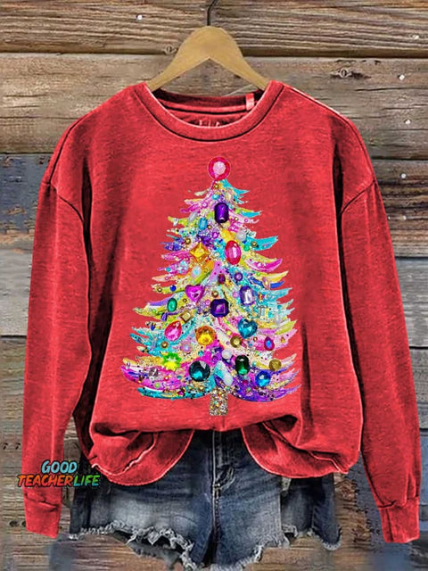 Christmas Tree Casual Sweatshirt