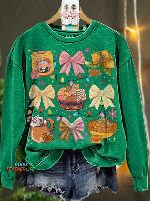 Christmas Tis The Season Mexican Christmas Casual  Sweatshirt