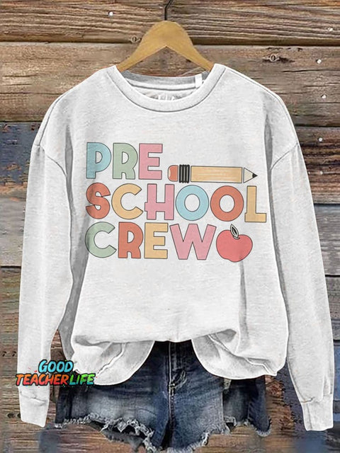 Teacher Personalized Preschool Casual  Sweatshirt