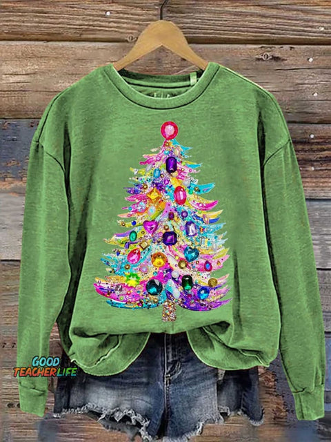 Christmas Tree Casual Sweatshirt