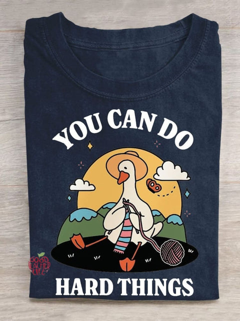 You Can Hard Things Teacher T-shirt