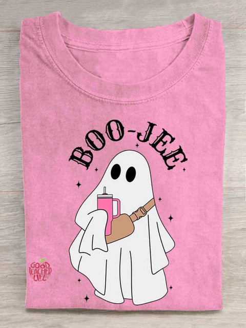 Boo-Jee Ghost Halloween T-shirt