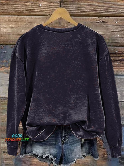 No Need for Perfect Decorative Patterns Casual Sweatshirt