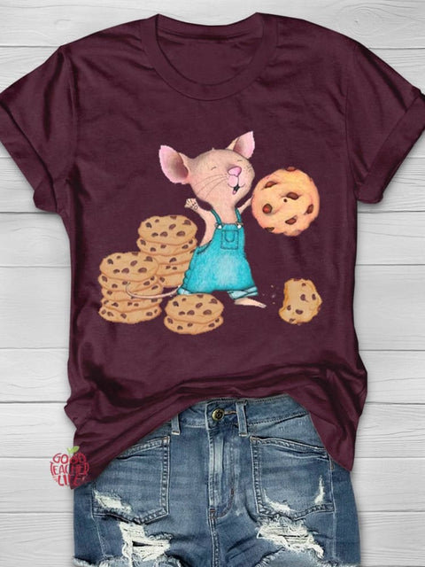 If You Give A Mouse A Cookie Toddler Youth and Adult Teacher T-shirt