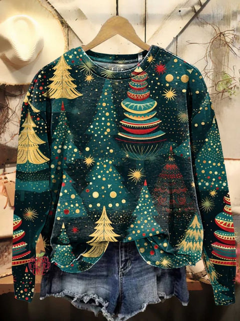 Christmas Tree Casual Sweatshirt