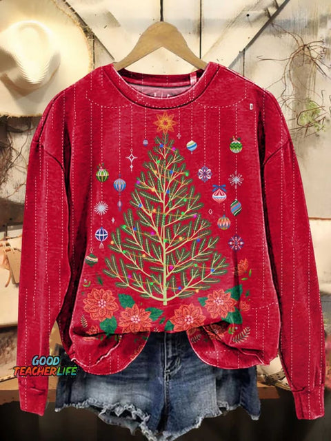Christmas Tree Casual Sweatshirt
