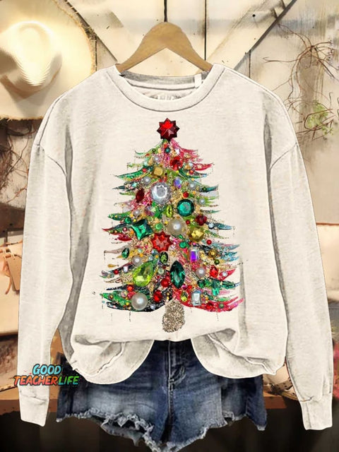 Christmas Tree Casual Sweatshirt