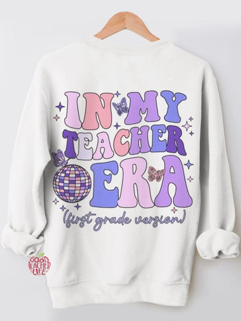 In My Teacher Era Teacher Casual Sweatshirt