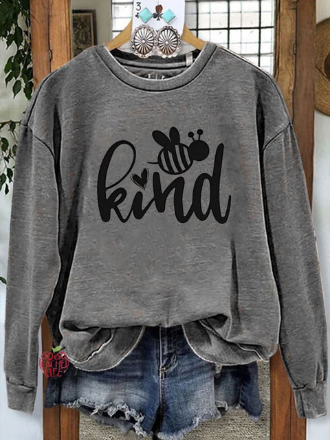 Be Kind Teacher Gifts Happy Casual  Sweatshirt