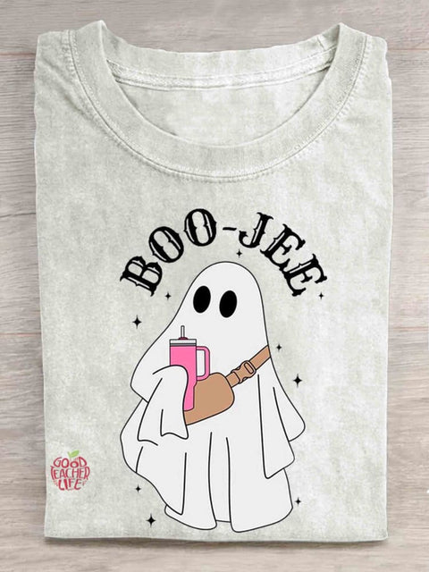 Boo-Jee Ghost Halloween T-shirt