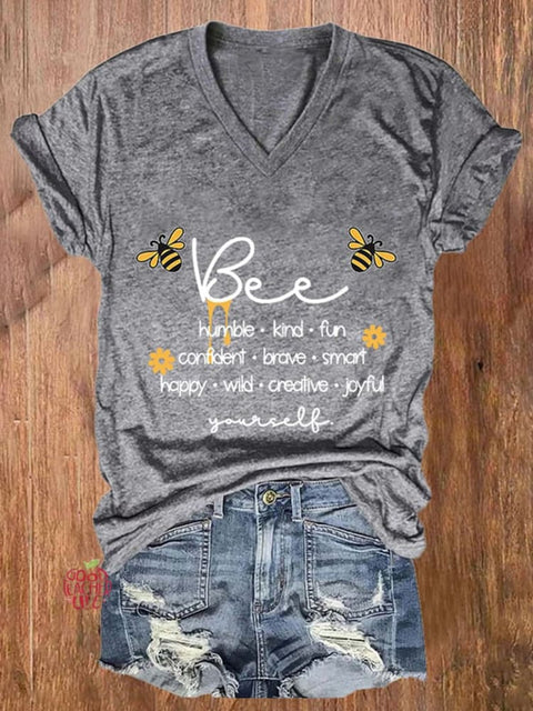 Bee  unisex printed T-shirt