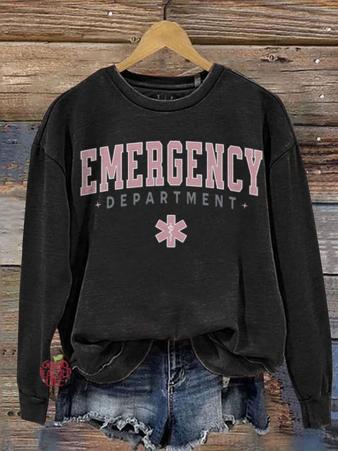 Emergency Nurse Casual  Sweatshirt